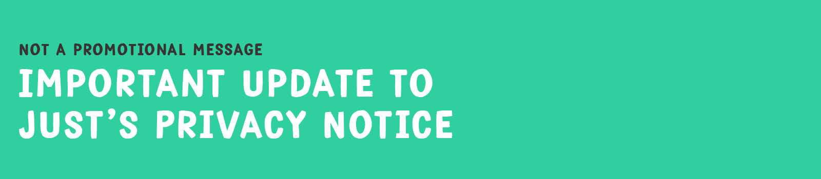 Privacy Notice Updates
